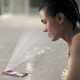 The iPhone X trades out TouchID for FaceID. Take your pick.